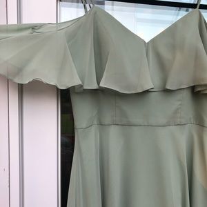Sage bridesmaid dress